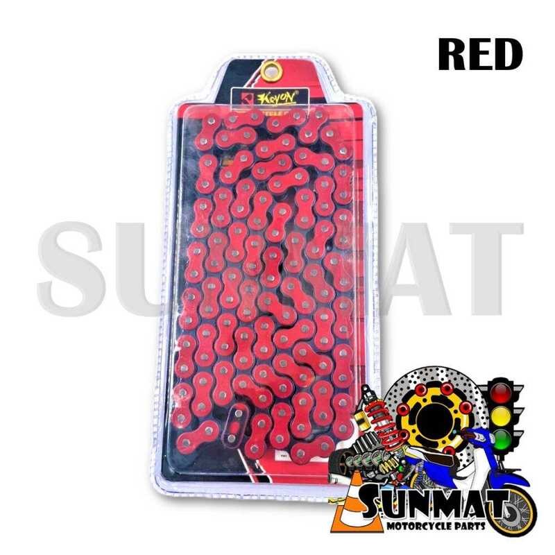 ▣ โซ่สี โซ่รถมอเตอร์ไซต์ เบอร์420-106L และ 420-120L สำหรับ