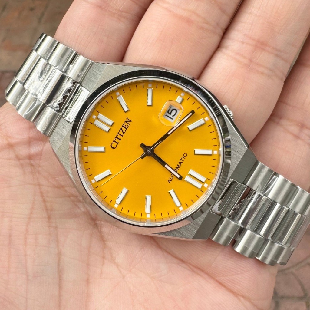 [ Excel Watch ] นาฬิกาซิติเซ่น รุ่น NJ0150-81Z สีเหลือง CITIZEN Tsuyosa Yellow NJ0150-81Z Automatic