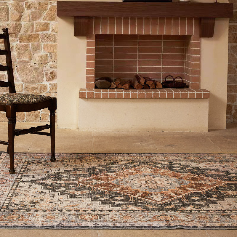 Moroccan Nordic ethnic carpet living room sofa American Persian bedroom carpet bedside carpet corrid