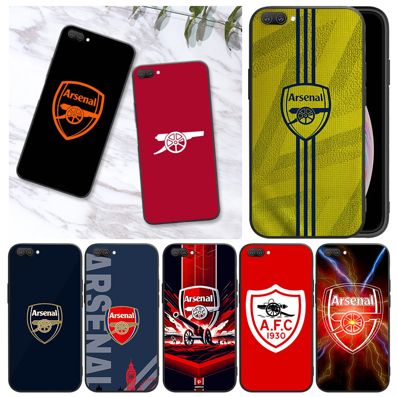 Redmi 9 t 6A 7A 8A 9A 9C NFC Note 9T K70 e K70 Pro X7 Arsenal Football Club เคสโทรศัพท์สีดํานุ่ม