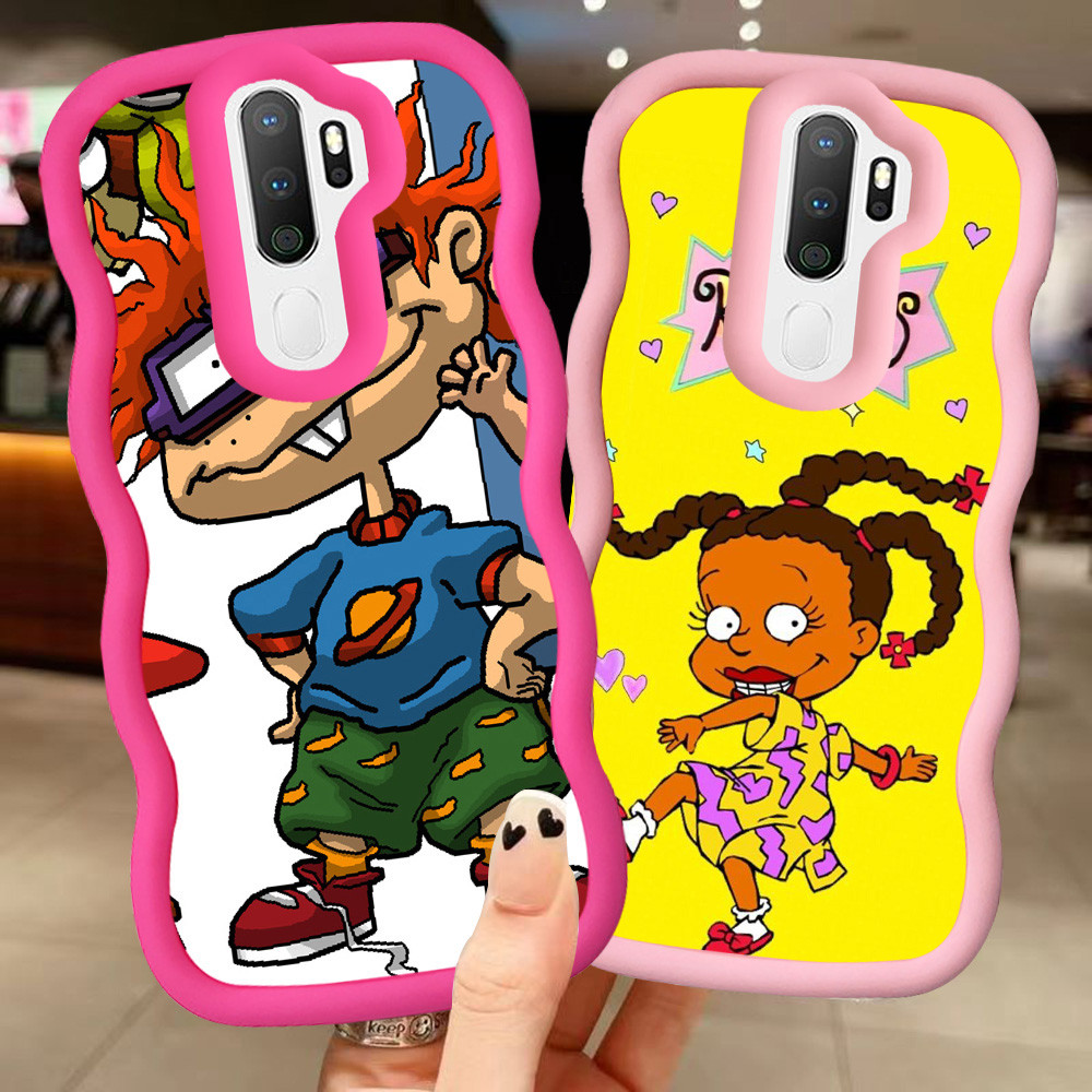 MERAH Z-32 Rugrats Red Black Pink Casing สําหรับ OPPO A9 F11 A5 2020