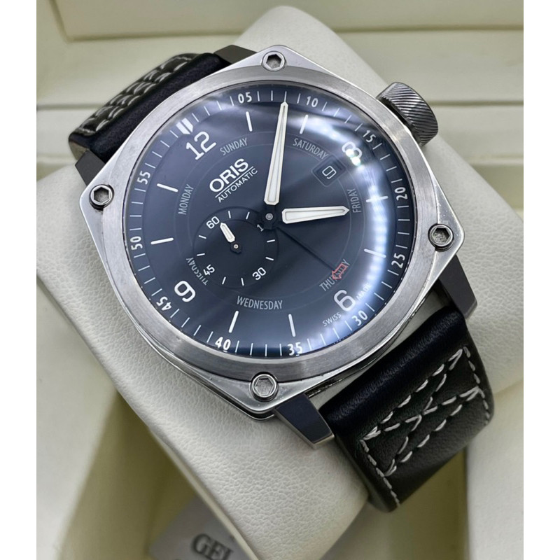 Oris BC4 Small Second Pointr Day Automatic Black Dial Ref.7617 นาฬิกามือสอง นาฬิกาข้อมือนาฬิกาเเท้1