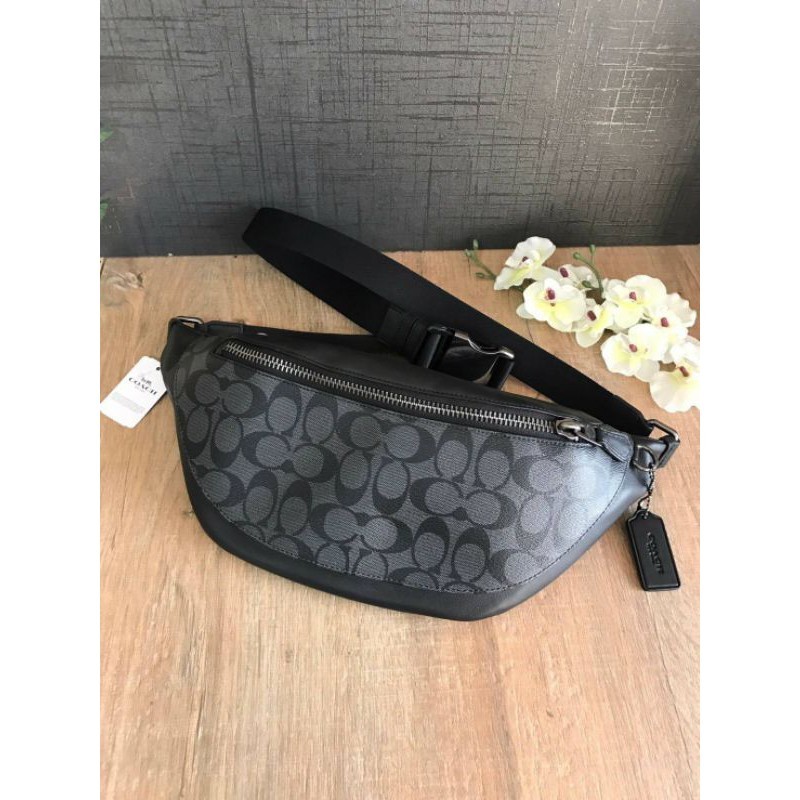 แท้% Coach F78777 Warren Belt Bag