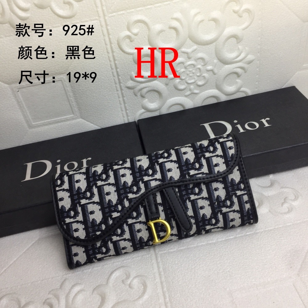 ในสต็อก 2022 Christian Dior CD ใหม่แฟชั่นออกแบบผู้หญิงกระเป๋าสตางค์หนังผู้ชายกระเป๋าสตางค์สําหรับชาย