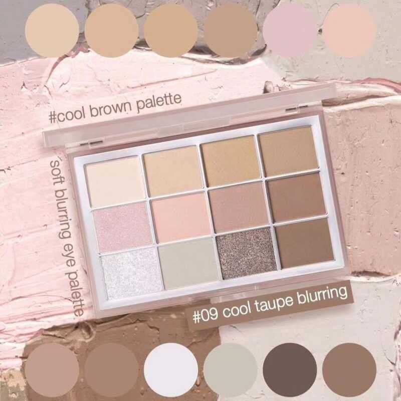 ▣ Eye Shadow 16 Couleurs WAKEMAKE Eyeshadow Palette Multicolore Mat Rose Terre 07 Nouvelle Col