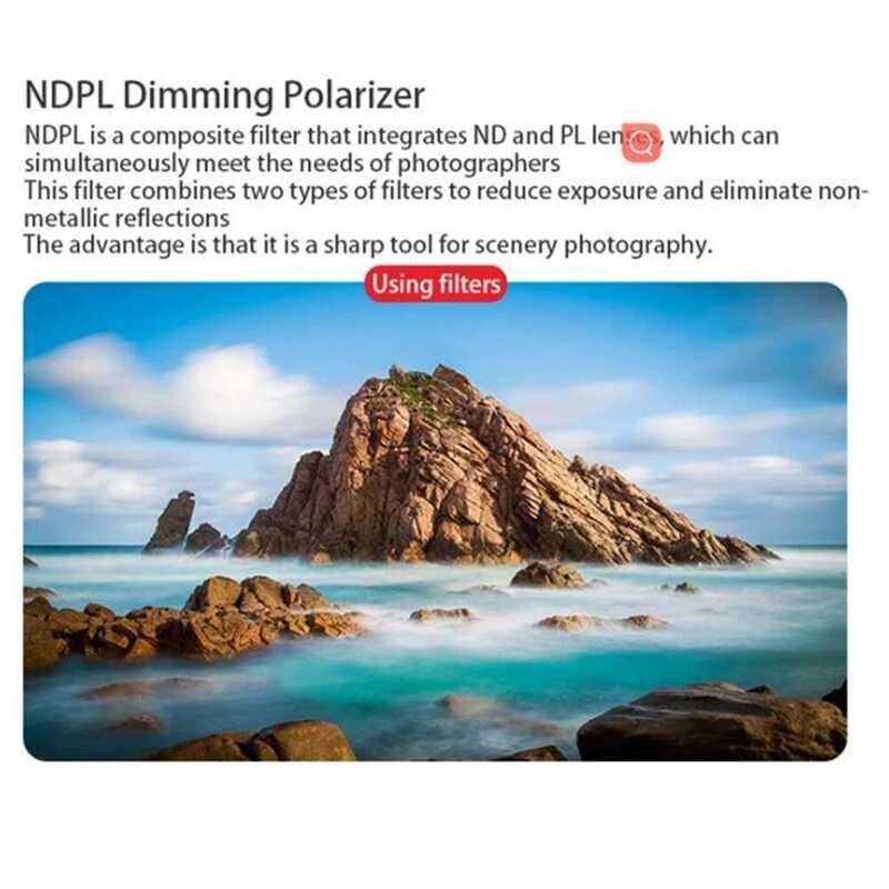 ❃ Action4  Action3 แก้ว Nd8 16 32 64 Nd1000 Nd8pl เลนส์ ND กร Neutral Density สําหรับ  Osmo A ❃