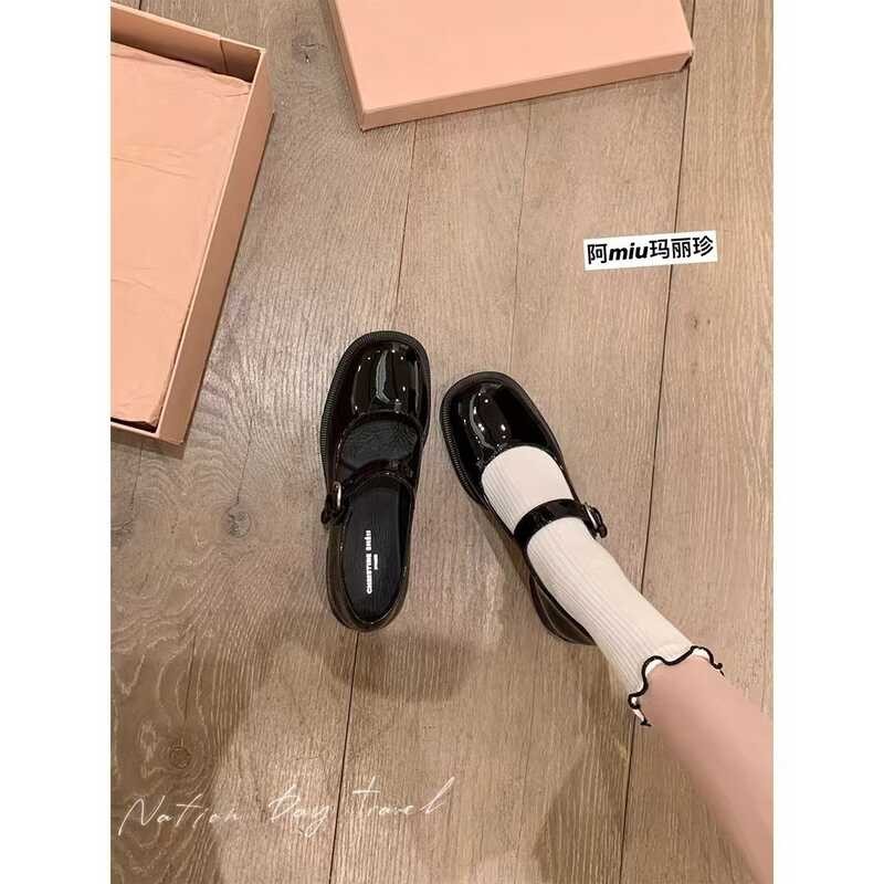 Suyin] [Sheii การ์ตูนสาว ~ P บ้านสี่เหลี่ยมหัวหนาส้นเดียวหัวเข็มขัดแมรี่เจนรองเท้าเดียวผู้หญิงรองเ