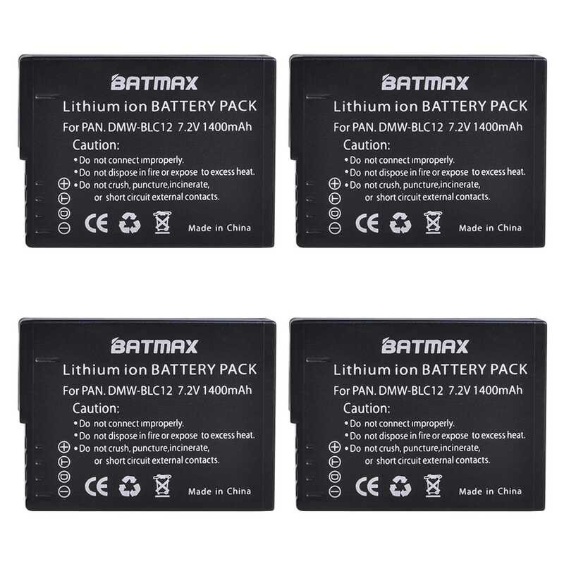 ❃ 2X Dmw-Blc12 Blc12e DMW Blc12แบตเตอรี่ + LED USB Dual Charger พอร์ต C ประเภทสำหรับ ❃