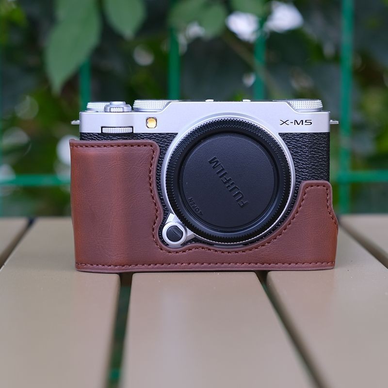 Fuji XM5 เคสป้องกัน XT3 ชุดกล้อง XT200 XT2 ฐาน XA5 XA7 ซองหนัง XA10 อุปกรณ์เสริม