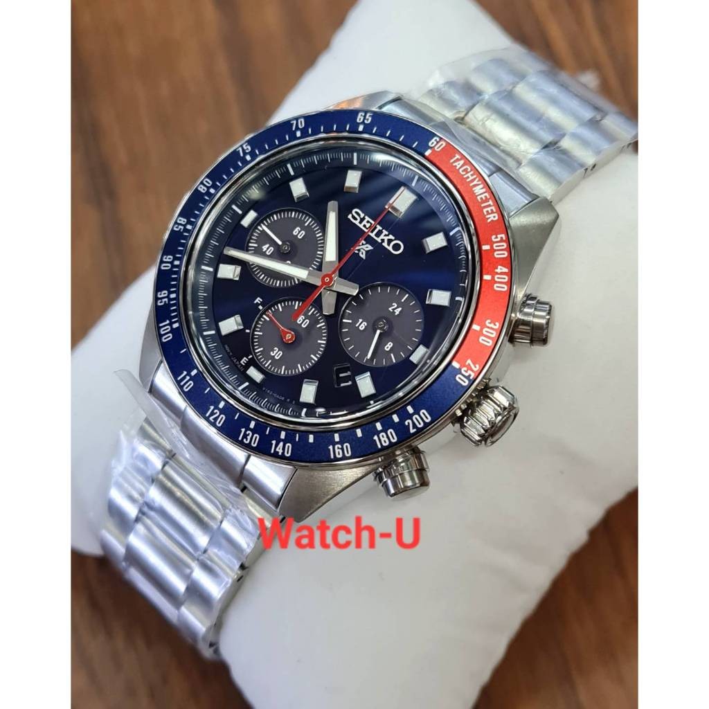 นาฬิกา SEIKO PROSPEX SPEED TIMER SOLAR รุ่น SSC913P1 SSC913P SSC913 PEPSI