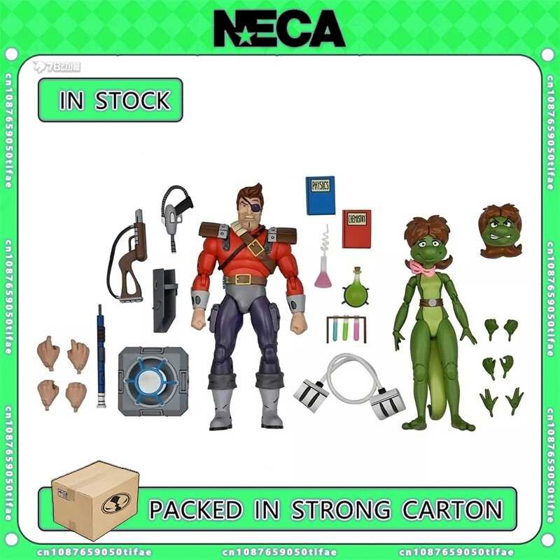 ◆ NECA ของเล่น Ninjago Turtle Dirk Savage และ Monalisa 7 "สัดส่วนการกระ