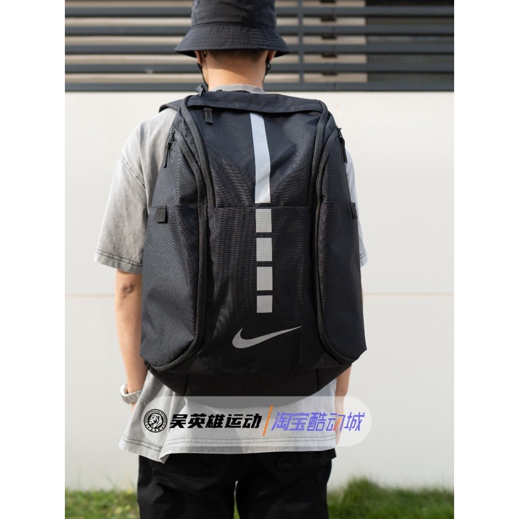 2024 Nike/Nike Basketball Elite Bag กระเป๋าเป้เดินทางนักเรียนความจุขนาดใหญ่ DA1922-011 BA5554