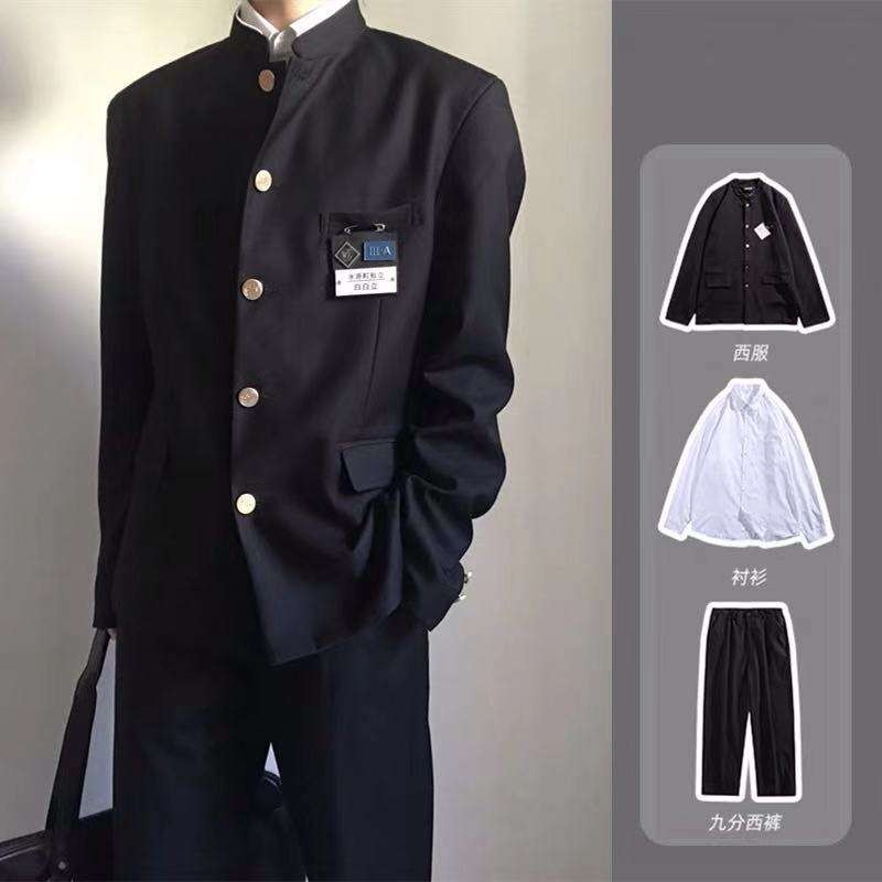 Dk Uniform Tunic Suit, A Set Of Japanese Hot-blooded College Suzuran School Uniform JK Mens And Wome