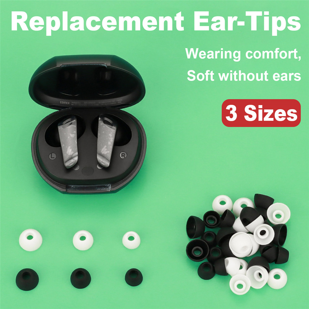 3 คู่หูฟังชนิดใส่ในหูใช้งานร่วมกับ EDIFIER NeoBuds Evo Pro Pro2 S หูฟังซิลิโคนครอบคลุมเปลี่ยนหูฟังเคล็ดลับ Earplug