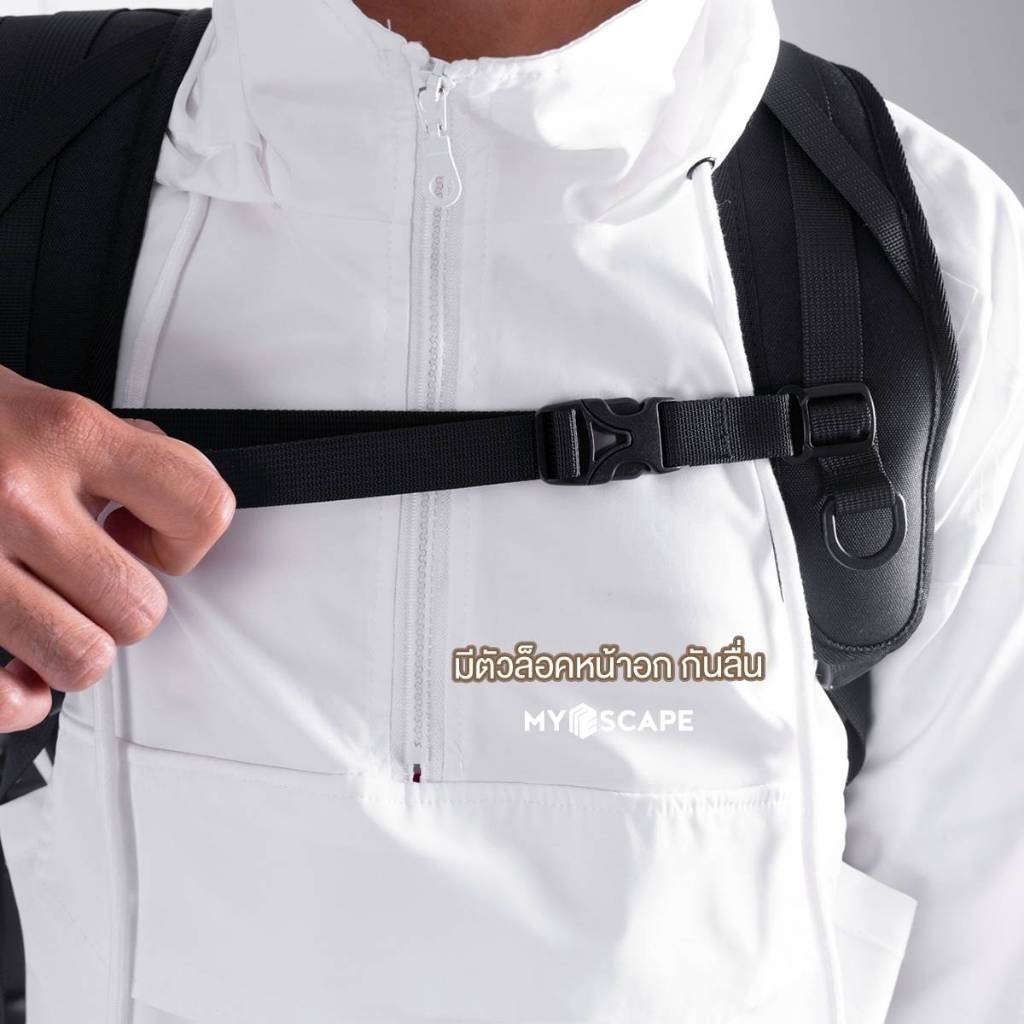 ♞กระเป๋าเดินทาง DABBLE My escape กระเป๋าเป้สะพายหลัง กระเป๋าเป้ Backpack (กันน้ำ + USB + Laptop 15.
