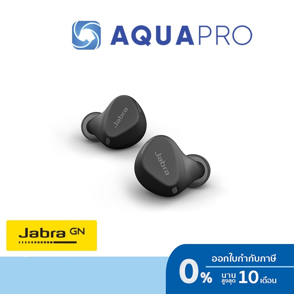 JABRA BLUETOOTH HEADSET ELITE 4 ACTIVE - BLACK