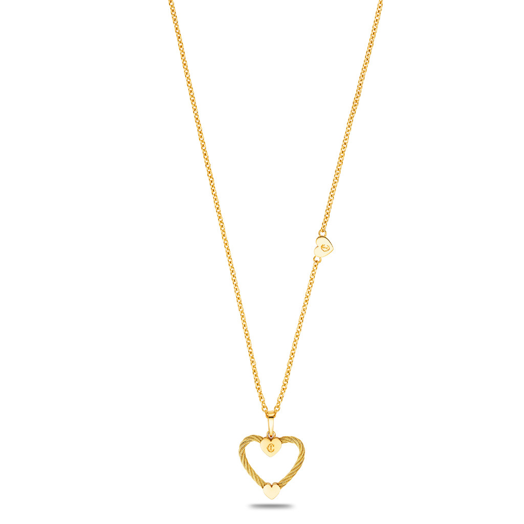 CHARRIOL สร้อยคอ 08-404-1271-0 Necklace - Steel Yellow PVD - Passion - Steel Yellow PVD Cable - Len