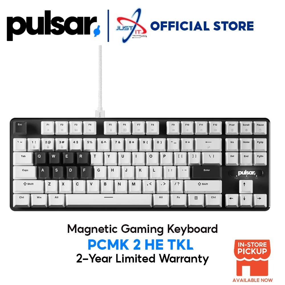 Pulsar PCMK 2 HE TKL HALL EFFECT MAGNETIC GAMING KEYBOARD - GATERON X PULSAR MAGNETIC