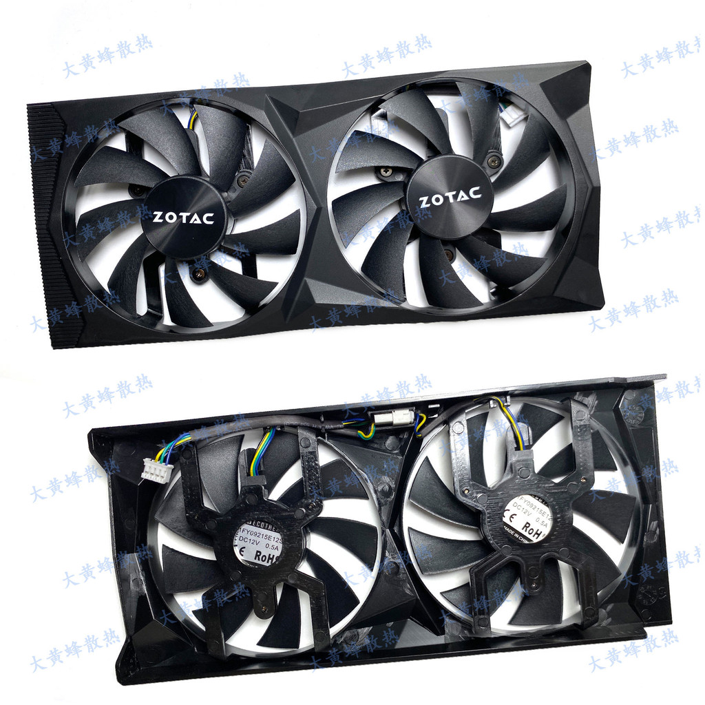 ZOTAC/ZOTAC RTX2060 2060S GTX1660 1660ti HA/HB Destroyer แผงพร้อมพัดลม