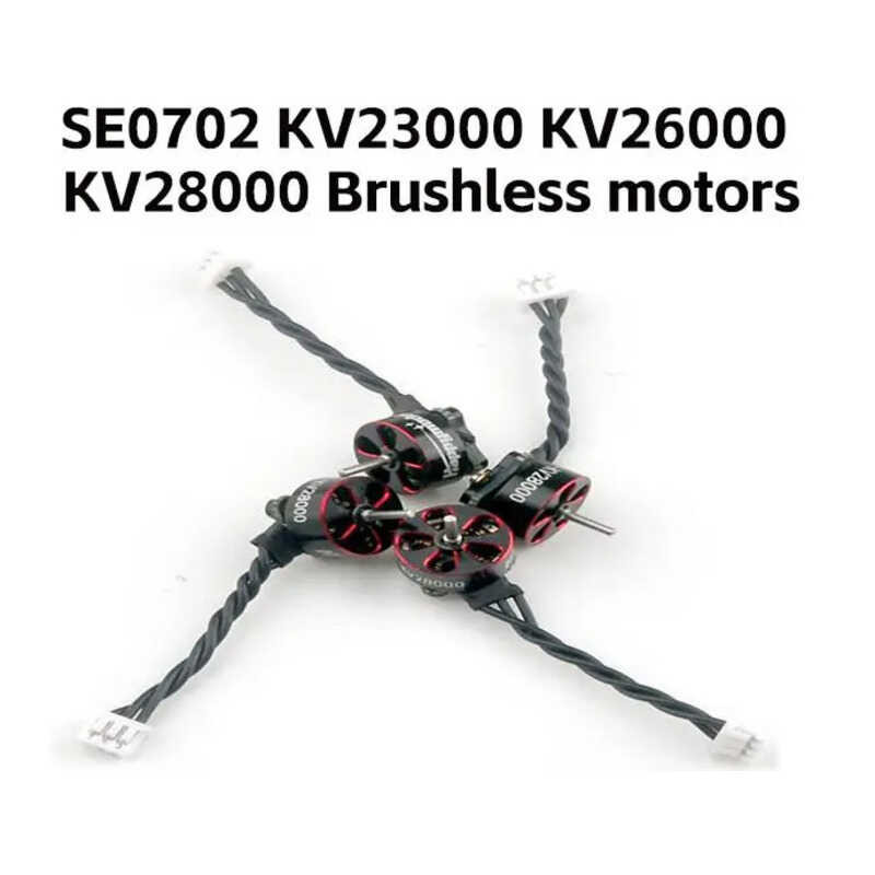 ▥ Happymodel มอเตอร์ไร้แปรงถ่าน2300kv 26000Kv 28000Kv Se0702 1วินาทีสำหรับ RC FPV Freestyle 65ม