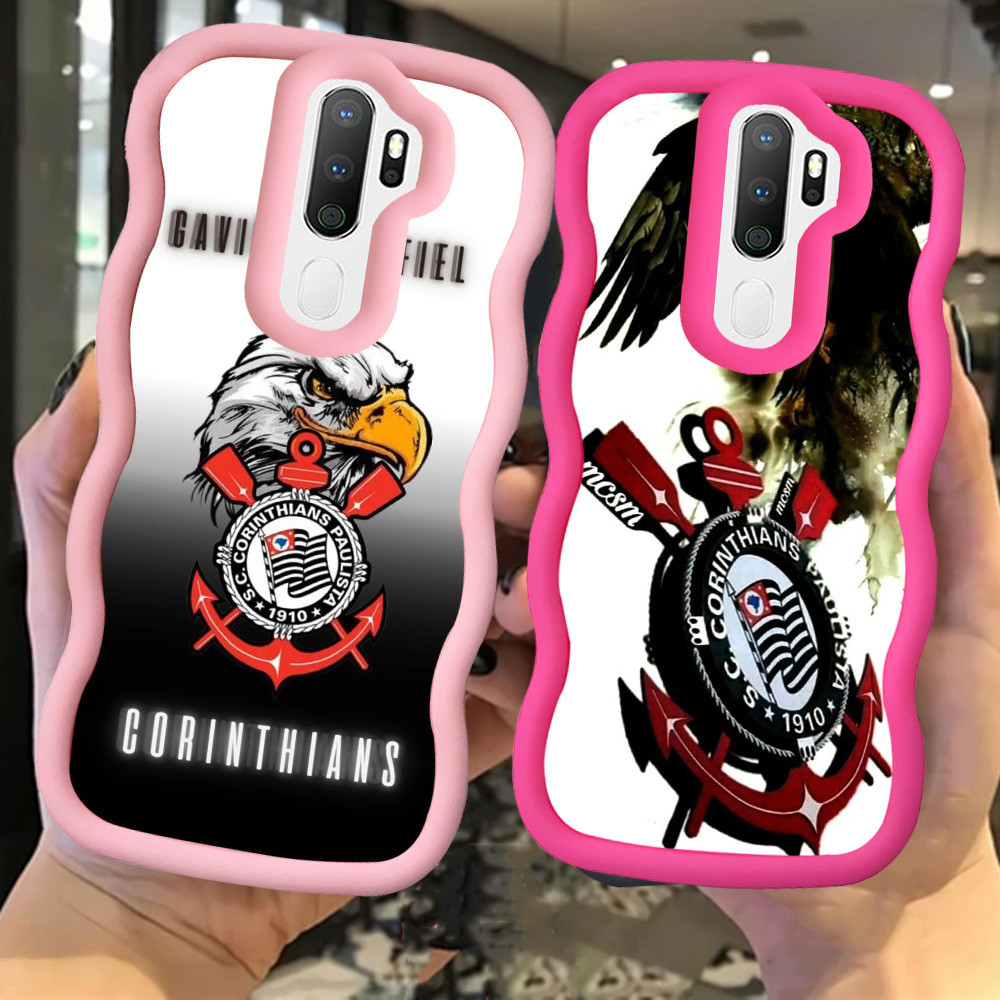 MERAH Z-16 Corinthians art Red Black Pink Casing สําหรับ OPPO A9 F11 A5 2020
