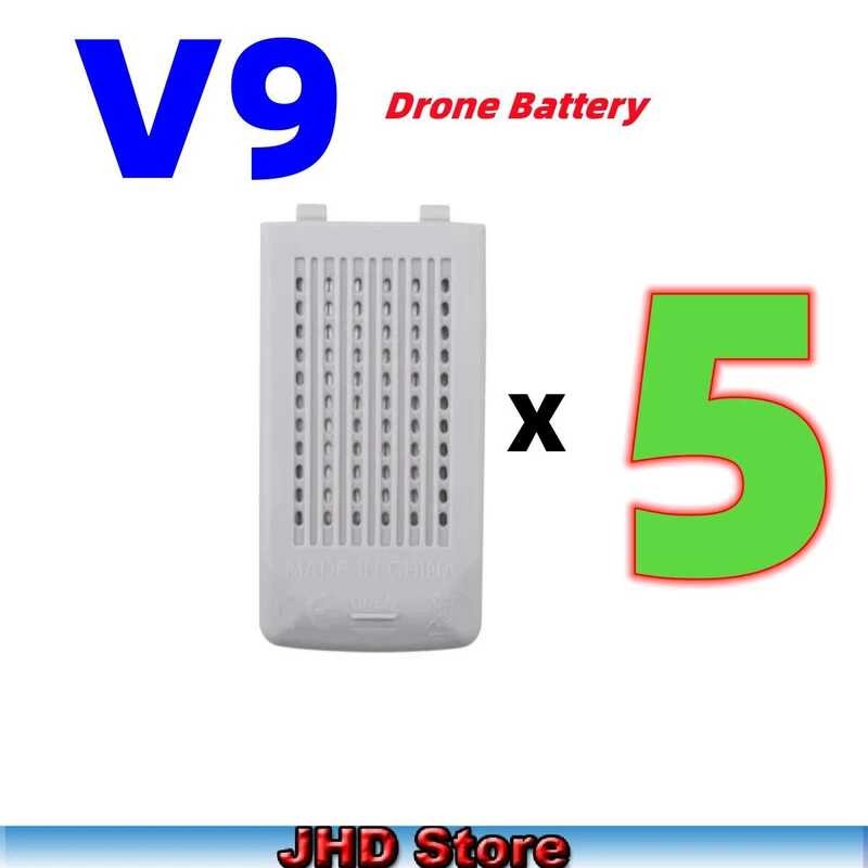 ❃ JHD  Bateria 4Drc V9 Mini แบตเตอรี่เดิม 3.7V 800Mah RC Drone แบตเตอรี่ 4D-V9 อุปกรณ์เสริมแบตเต    