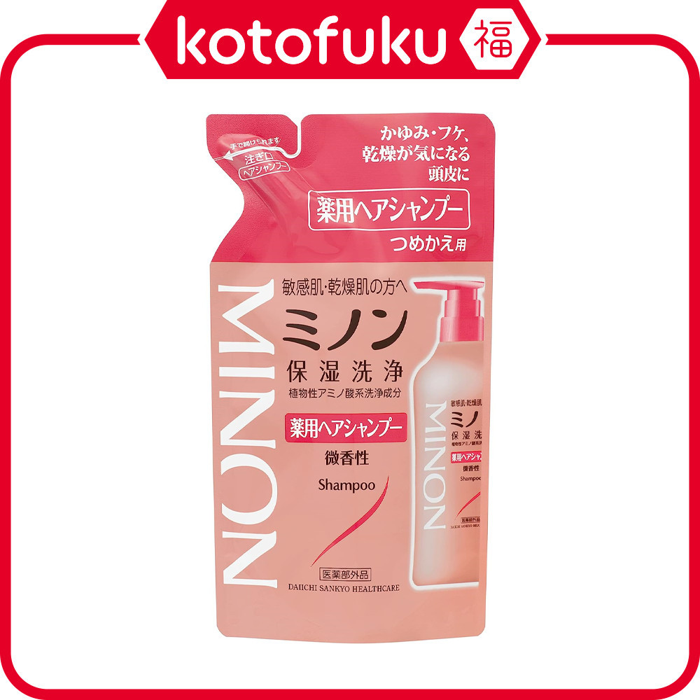 Minon Medicated Hair Shampoo (รีฟิล 380mL) JP
