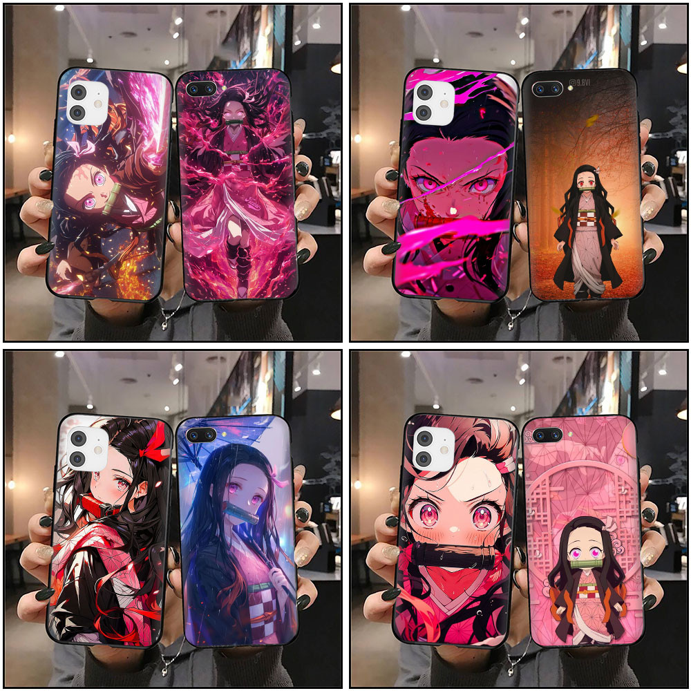 เคสโทรศัพท์ซิลิโคนสําหรับ Huawei P10 P10Lite P20 P20Pro P20Lite P30 P30Pro P30Lite 4H77 Nezuko