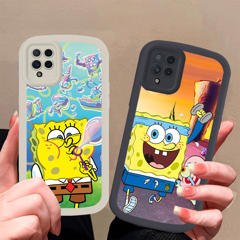 SAMSUNG เคสสําหรับSamsung M12 A06 A05S A03 A05 M05 A12 A22 F05 5G F-31 SpongeBob