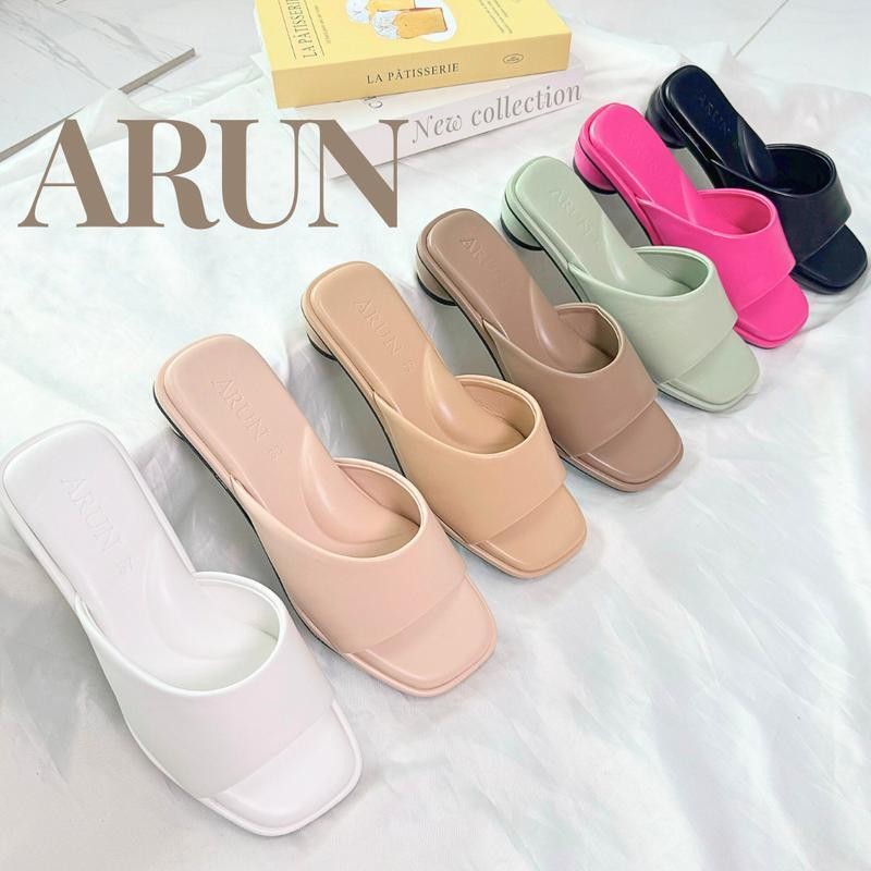 รองเท้าส้นสูงแบรนด์ ARUN รุ่น Ar2023 พื้นนิ่มพิเศษ ส้นมาการอง