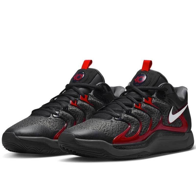 2024 ♞,♘Fj9488-001 Nike KD 17 Black Iron Grey University Red White (FJ9487-001) (ผู้ชาย)