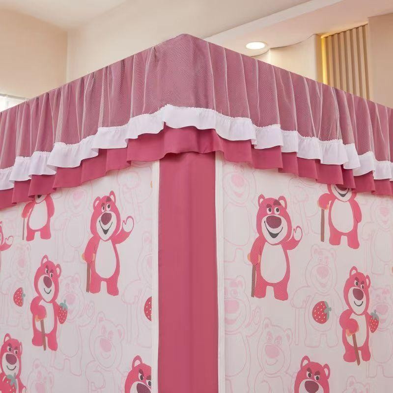 แนะนำ ผ้าม่าน ผ้าม่าน 4 ด้าน ดีากรใหม่มุ้งกันยุง 5 ฟุต รุ่น 6/6.6 ฟุต มุ้งพร้อมผ้าม่าน การป้องกันยุงที่ครอบคลุม 3 ราคาพิเศษ มีเก็บเงินปลายทาง