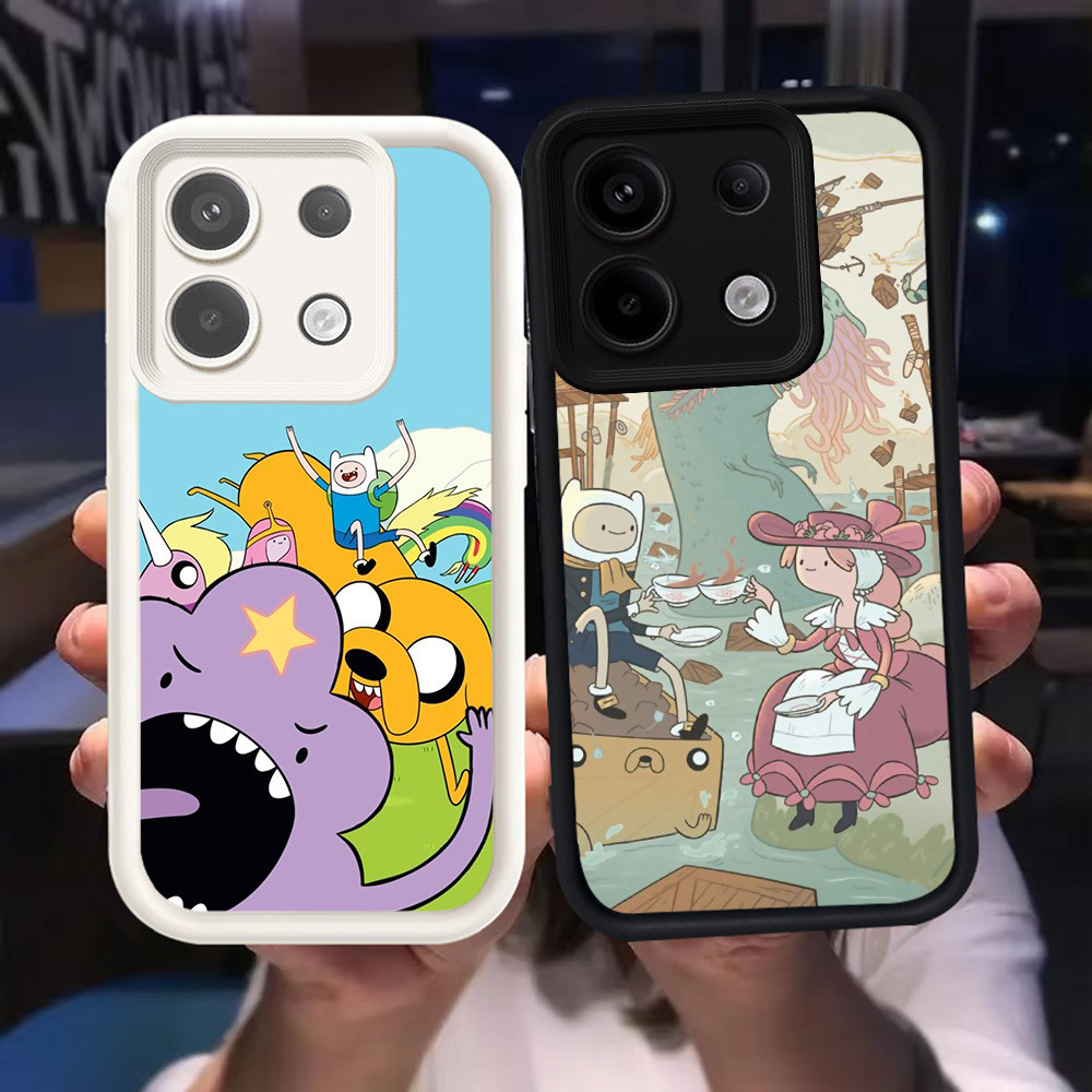 Z-4 Adventure Time เคสสีขาวสีดําสําหรับเคส Xiaomi 14 13T 14T Pro