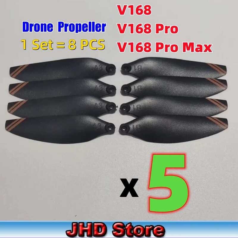❃ JHD ใบพัด V168 Pro Max โดรน, ใบพัดโดรนใบเมเปิล V168โปรอะไหล่ใบพัด V168ใบพัดขายส่ง ❃
