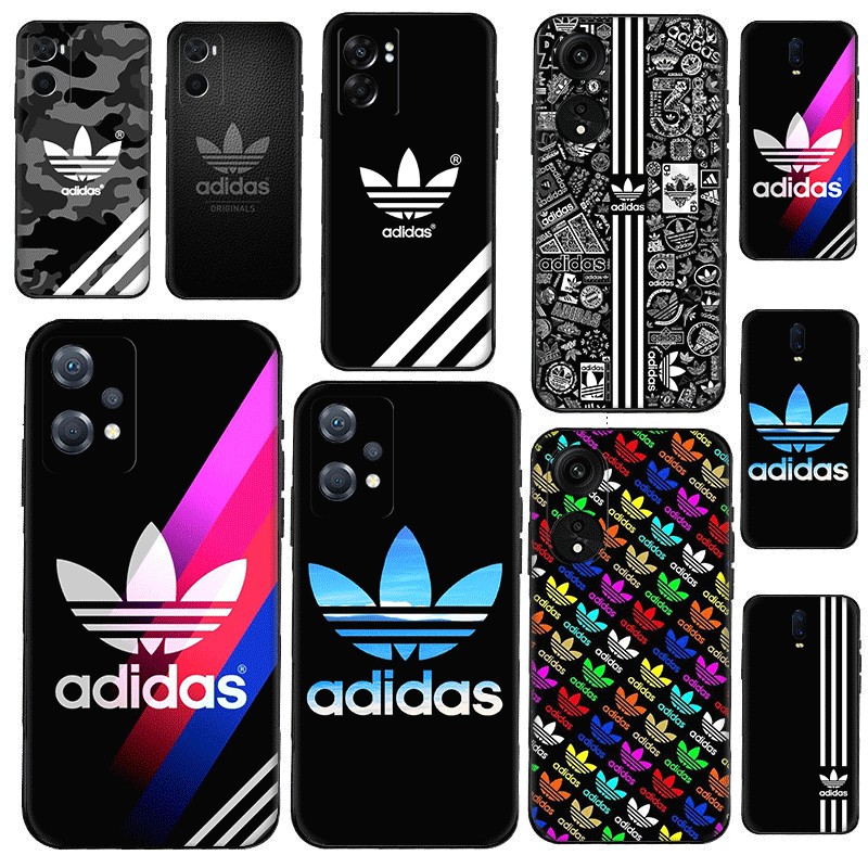 แฟชั่นหรูหรา adidas สําหรับ OPPO A80 A83 A1 A91 F15 A92 A72 A52 A92S A93 A94 A95 A96 K12X เคสโทรศัพท