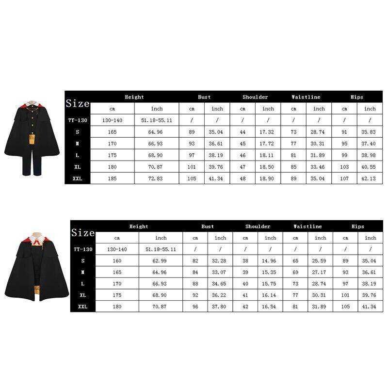LY 【Ibeetag】Spy×Family Anya Forger Damian Cosplay Costume Cape Thorn Princess Girls Clothing Stag