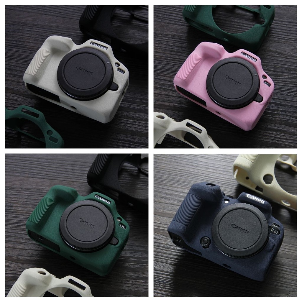 เหมาะสําหรับ Canon eos r10 เคสซิลิโคนกล้อง Mirrorless R50 เคสป้องกันกันฝุ่น R100 กระเป๋ากล้องกระเป๋ากล้อง
