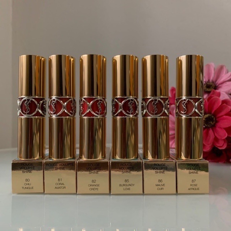 ,,แท้ ลิป YSL Rouge Volupte shine สี 80,86,87,88 พร้อมส่ง
