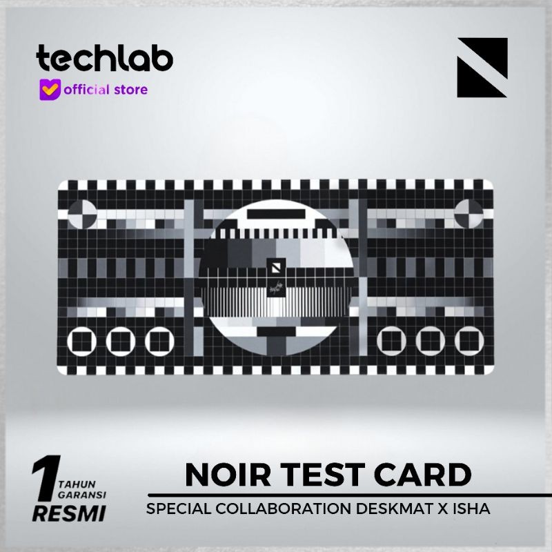Noir x Isha Silence Test Card Description / แผ่นรองเมาส์