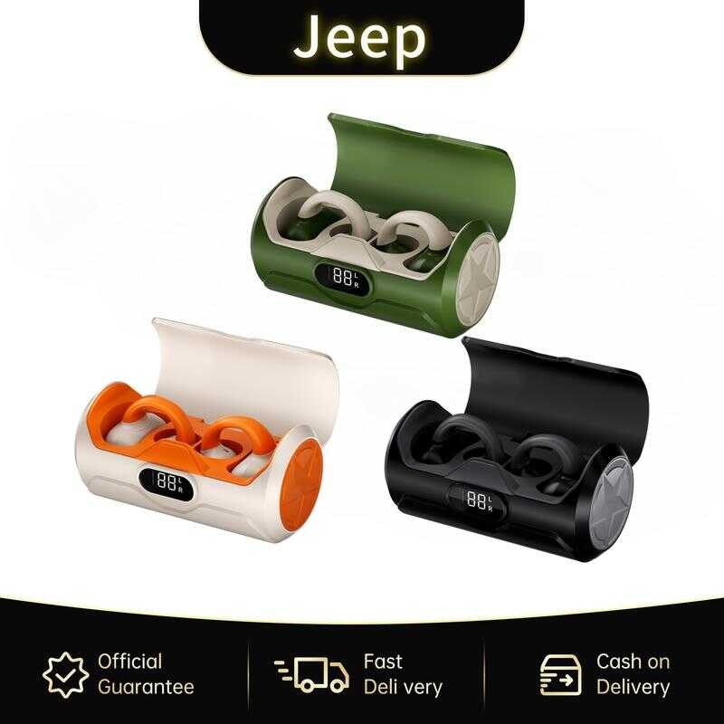 หูฟังไร้สาย Jeep JP Ec003 บลูทูธ 5.4 หูฟังแบบหนีบหู ชุดหูฟังแบบหนีบหูแ