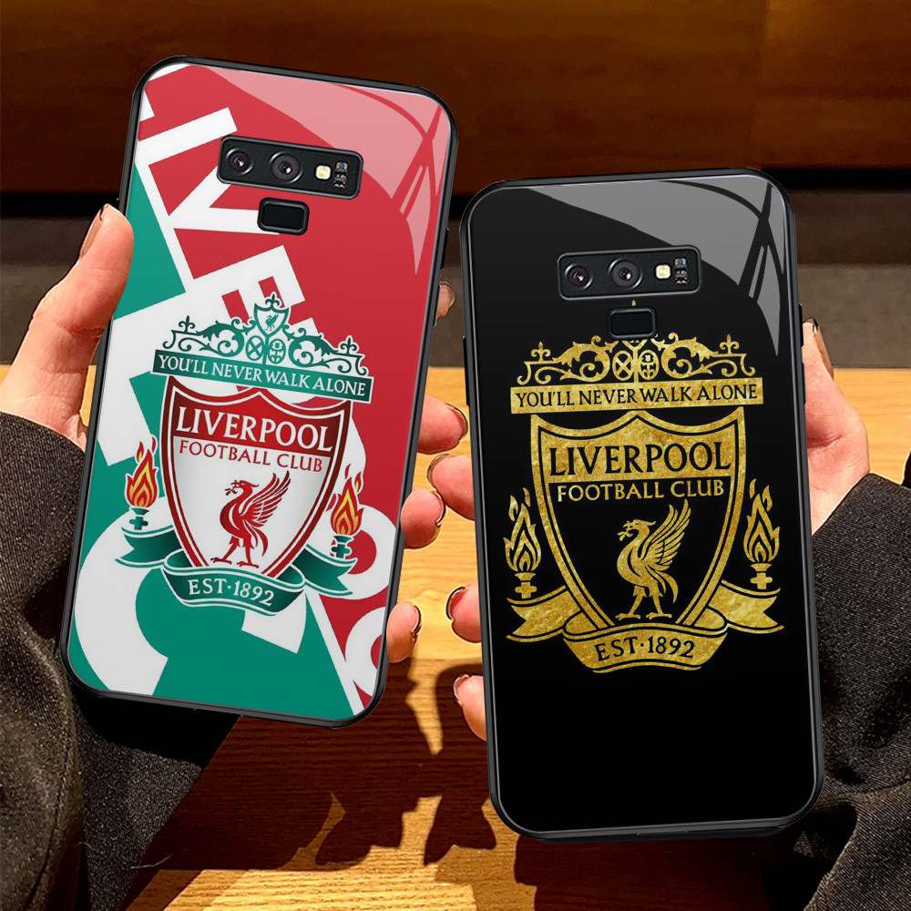 O-74 fc-aliverpool ฟุตบอล fc HD แก้วสําหรับ Samsung หมายเหตุ J6 9 J4 J7 Core Plus Prime Pro