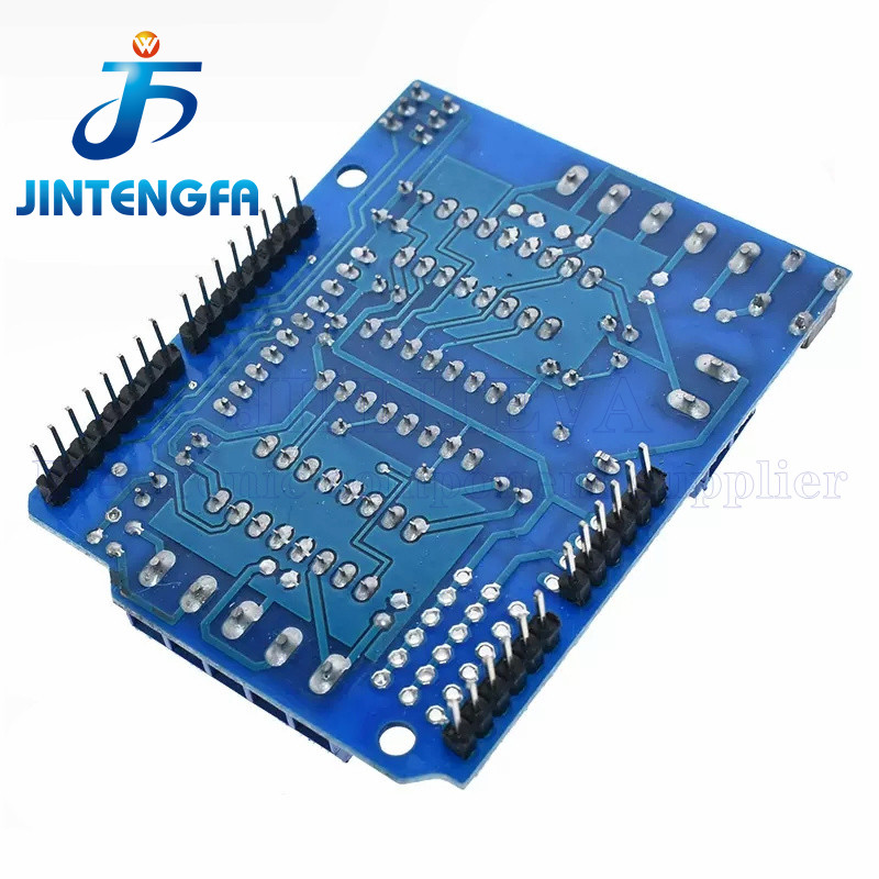 L293D Stepper Motor Driver Board Control Shield โมดูลมอเตอร์ไดรฟ์ขยายสําหรับ Arduino Mega2560 4-Chan