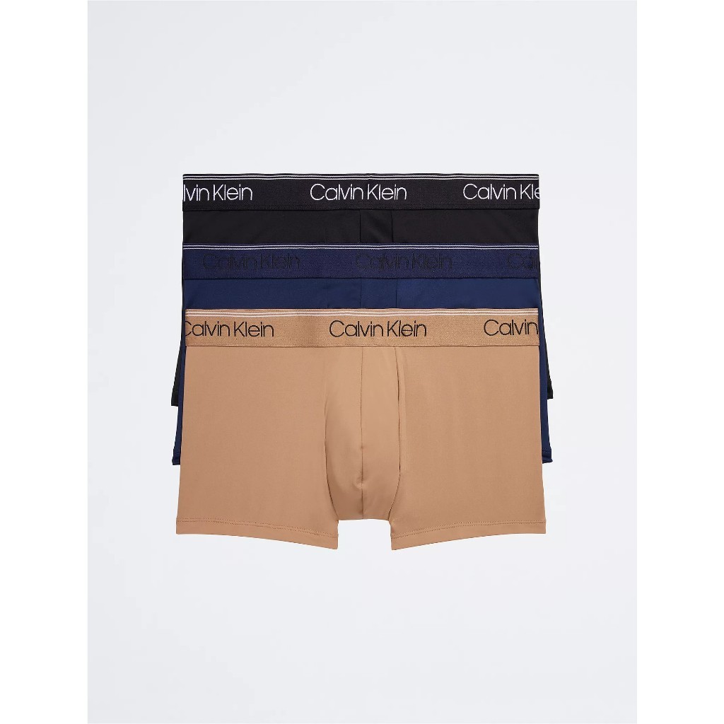 แบ่งขาย 1 ตัว กางเกงใน ขาสั้น Calvin Klein Microfiber Stretch Low Rise Trunk