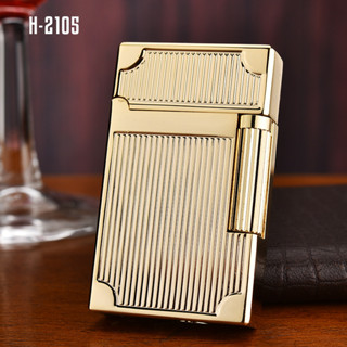 L Derui 2105 เสียงดังเหล็กไฟแช็กพองบดล้อเปลวไฟด้านข้างยิงของ…