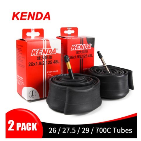 ในสต็อก Kenda Bike Inner Tube สําหรับจักรยานเสือภูเขา Tyre ยางบิวทิลท่อจักรยานยาง 26/27.5/29/700c Pr