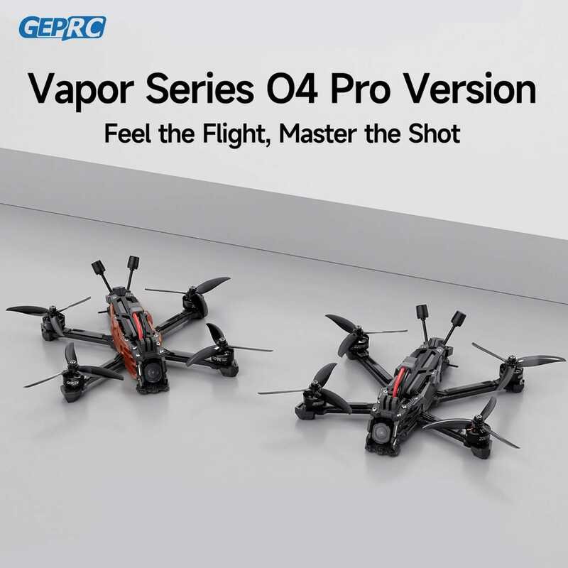 ▥ GEPRC Vapor-X5 D5 HD O4 Pro FPV 5 นิ้วo4 Airหน่วยvtx RC Quadcopter Freestyle Drone 4K120fpsกา