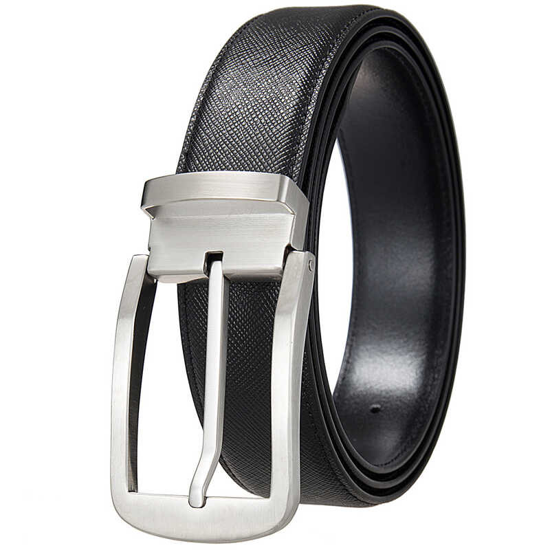 SHEIN SHIYIN ธุรกิจสแตนเลสเข็มขัดหัวเข็มขัดเข็มขัดผู้ชาย Ly35-61475-5