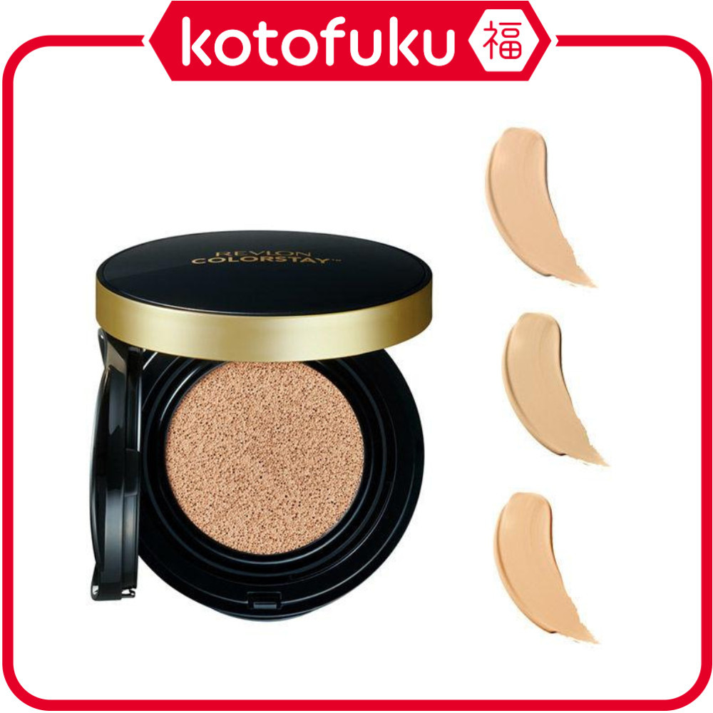 Revlon Colorstay Cushion Long Wear Foundation Spf50/Pa+++ 002 (วานิลลา) / 004 (Buff) / 006 (Nude) 14