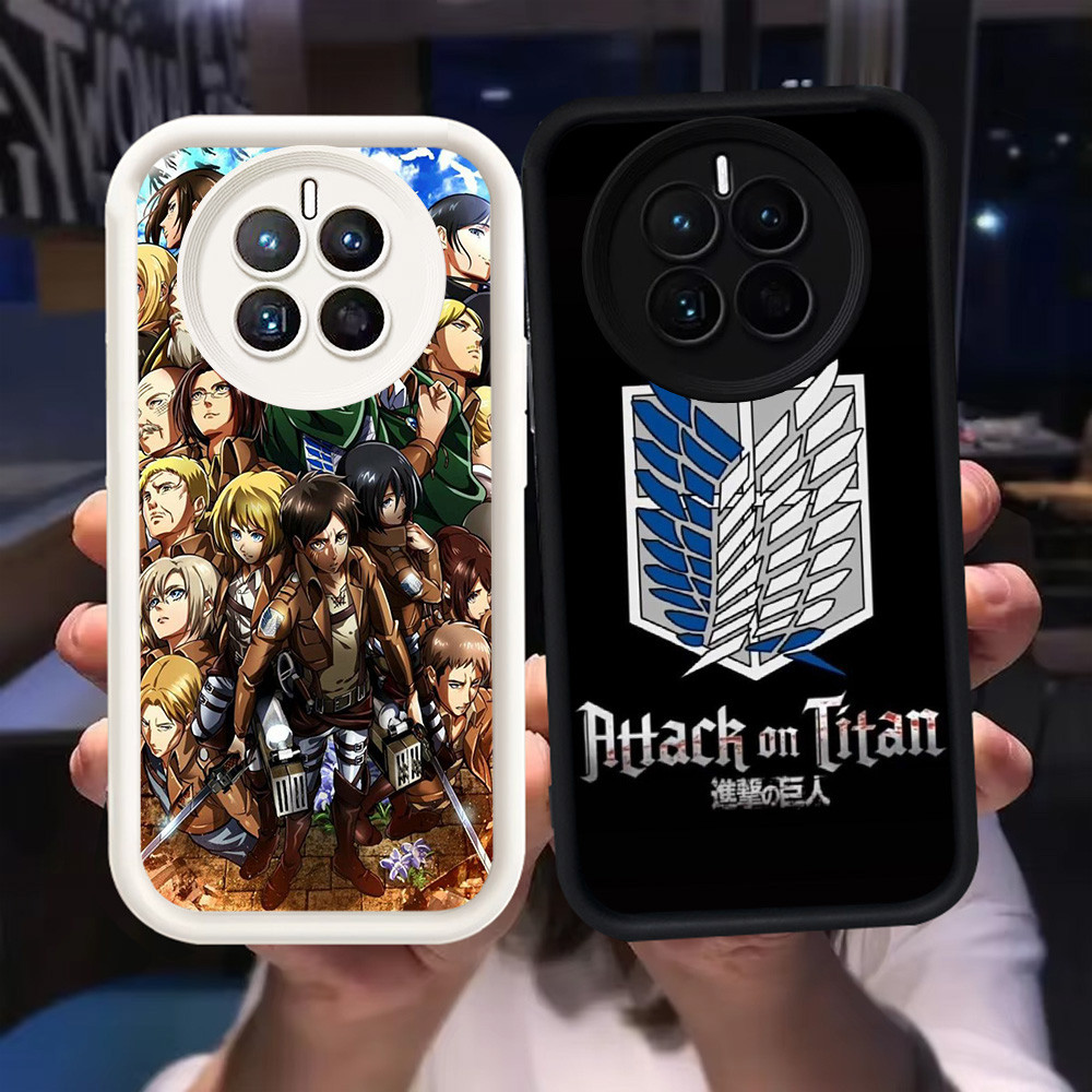Z-43 Attack on Titan ปลอกสีขาวสีดําสําหรับ Xiaomi POCO X3 C75 Redmi A3 A3X 14C Pro C61