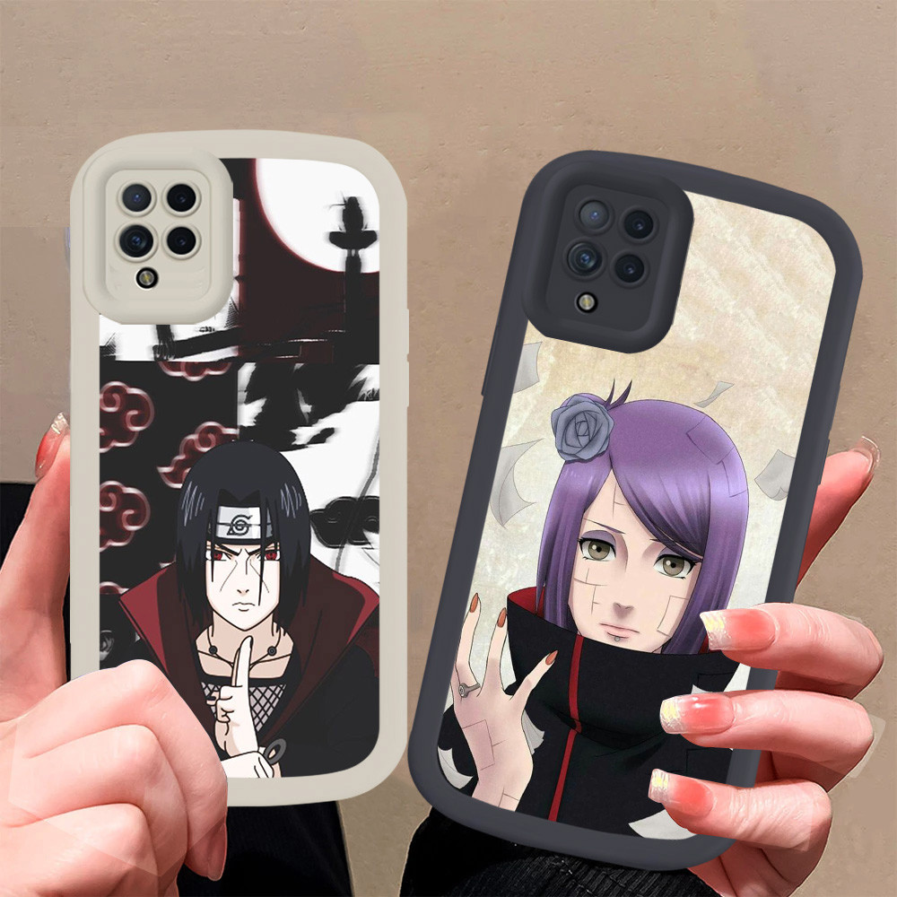 SAMSUNG สําหรับSamsung M12 A06 A05S A03 A05 M05 A12 A22 F05 5GฝาครอบF-96 Naruto Akatsuki